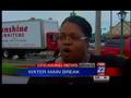News video: Construction crews bust water pipe