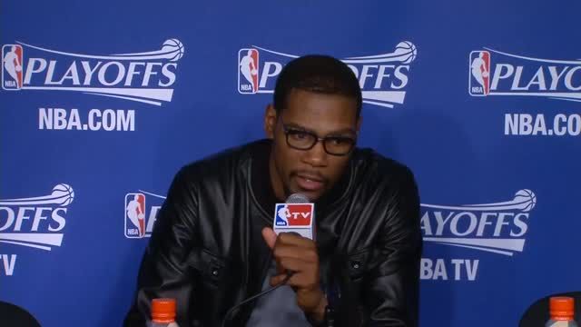 News video: Durant praises team after playoff exit
